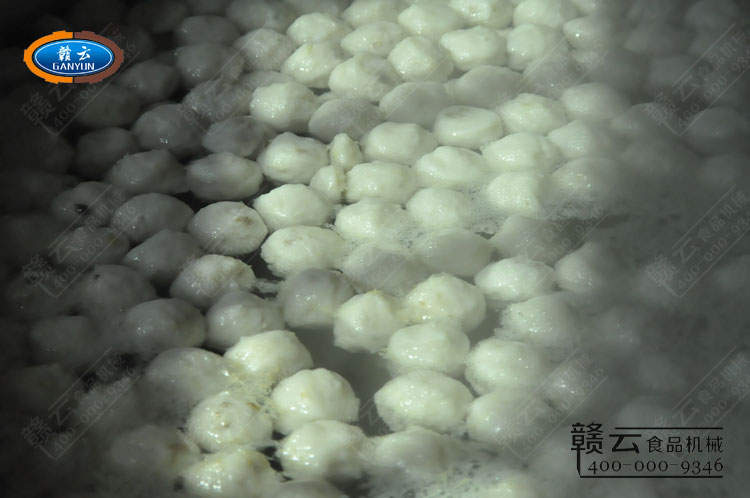 熟化后的魚(yú)丸