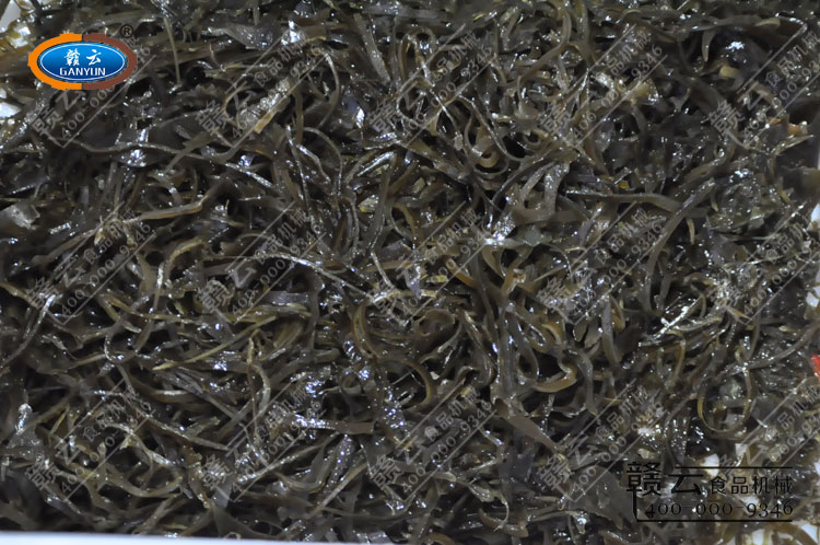 切海帶絲的效果